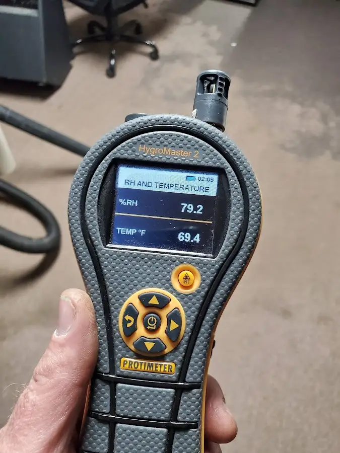 Moisture meter humidity assessment for Mold Remediation & Removal in Fountain Valley
